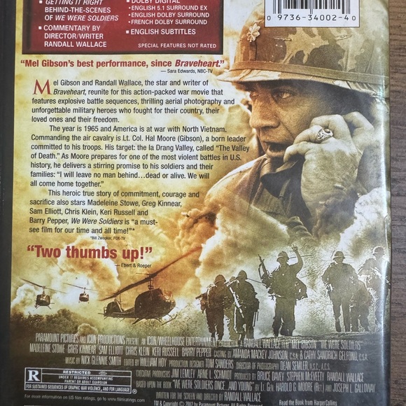 We Were Soldiers DVD - Picture 2 of 2